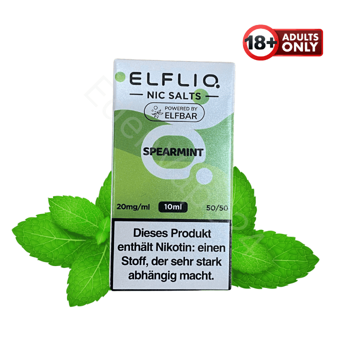 Elfbar Elfliq - Spearmint - 20mg Liquid - EdenVape24